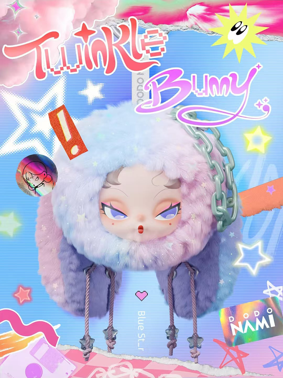 DODO NAMI Twinkle Bunny Series Plush Pendant Blind Box(perorder)