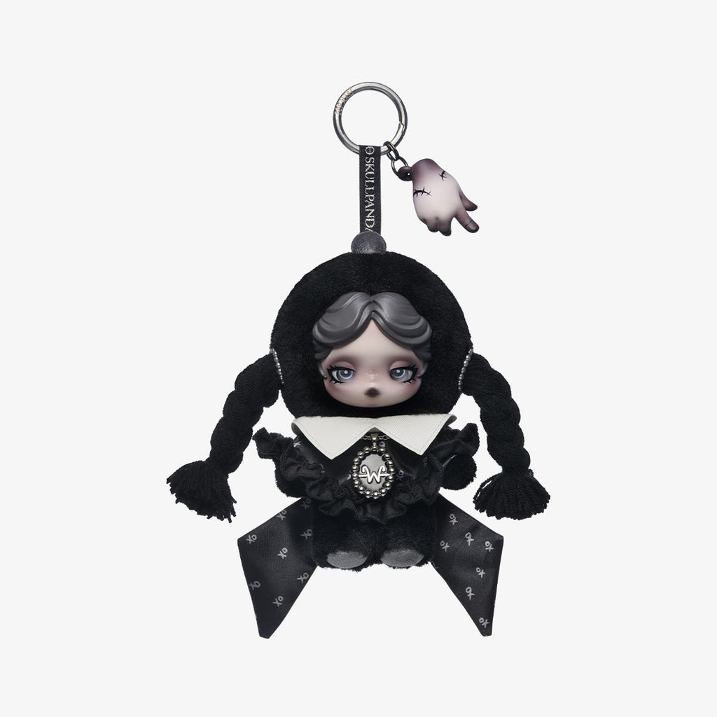 SKULLPANDA × Wednesday Plush（Classic Dress Version）