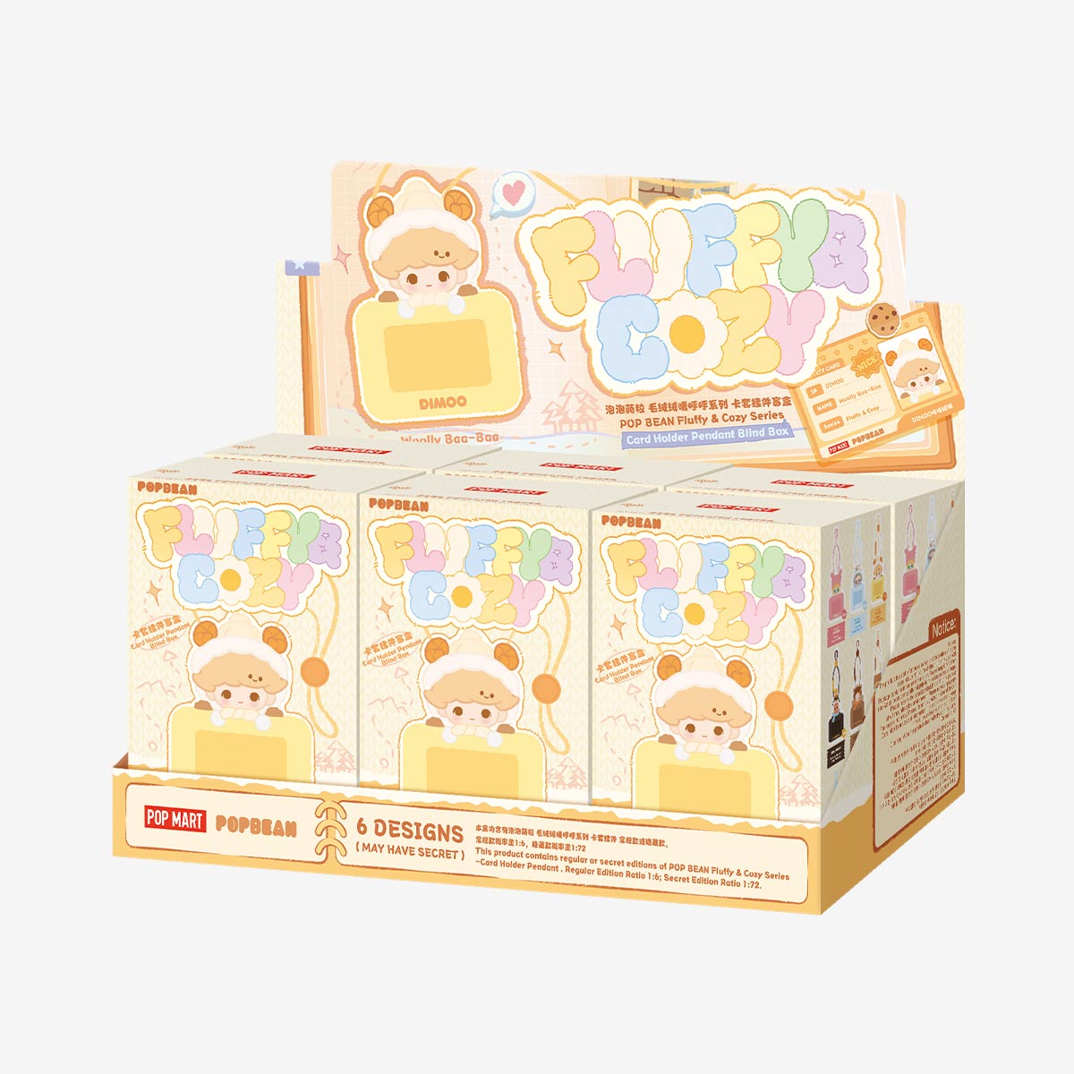 POP BEAN Fluffy & Cozy Series-Card Holder Pendant Blind Box(pre-order)