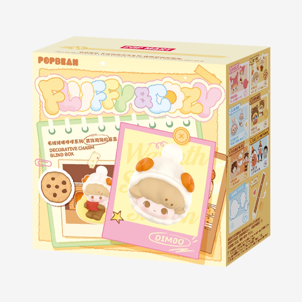 POP BEAN Fluffy & Cozy Series-Decorative Charm Blind Box(pre-order）