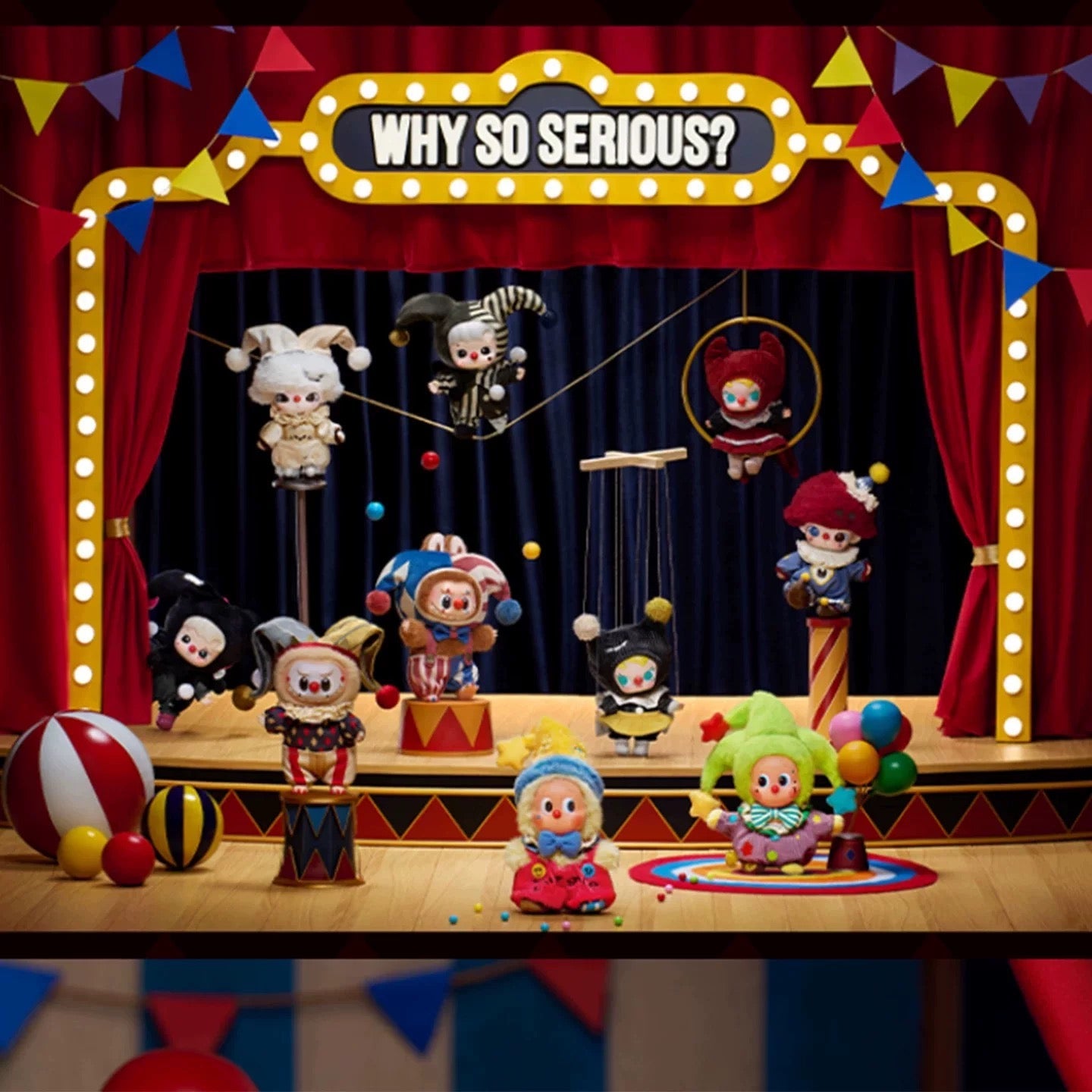 WHY SO SERIOUS SERIES - Vinyl Plush Pendant Blind Box