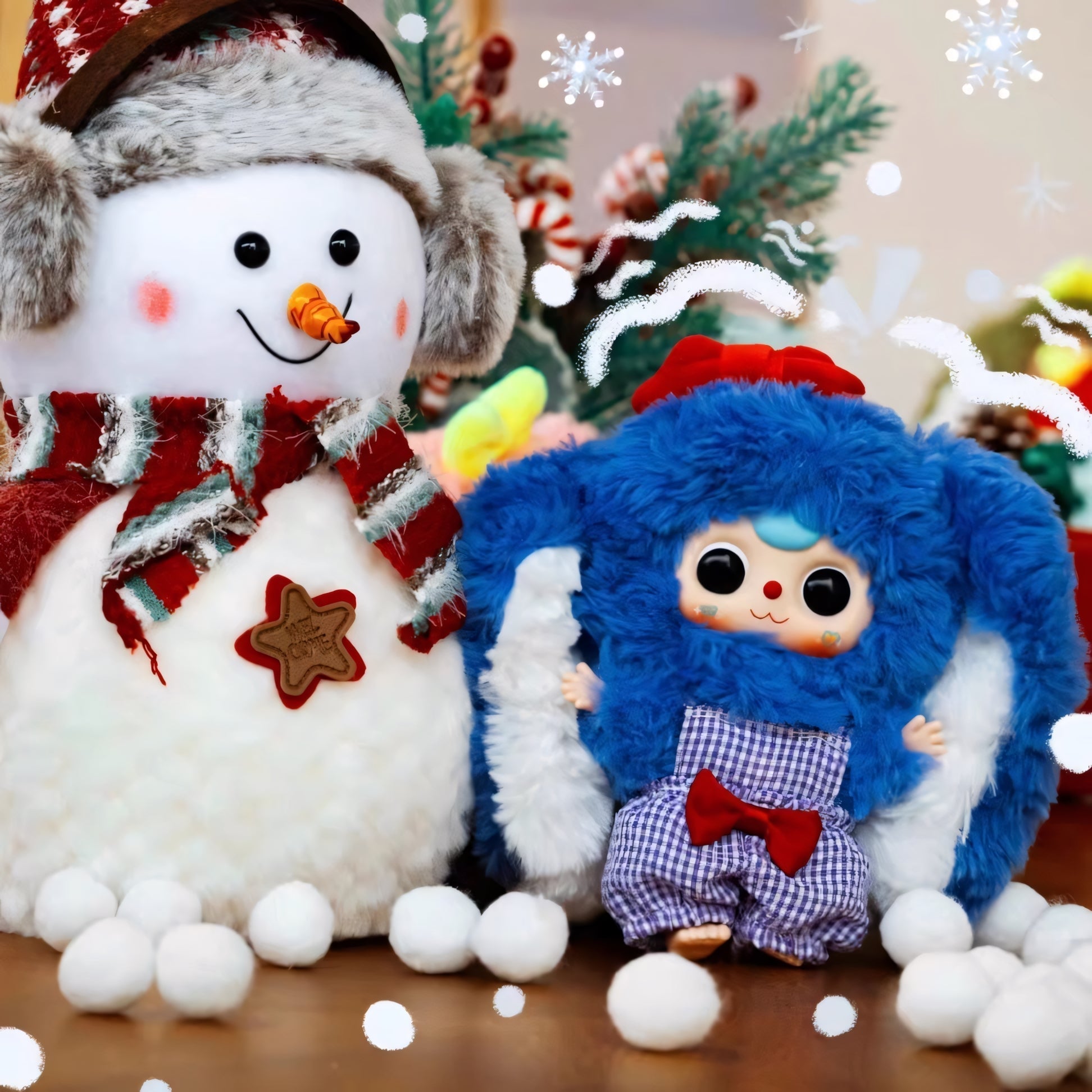 Baby Three Macaron Little Cute Bunny Series-V2 Plush Dolls Blind Box