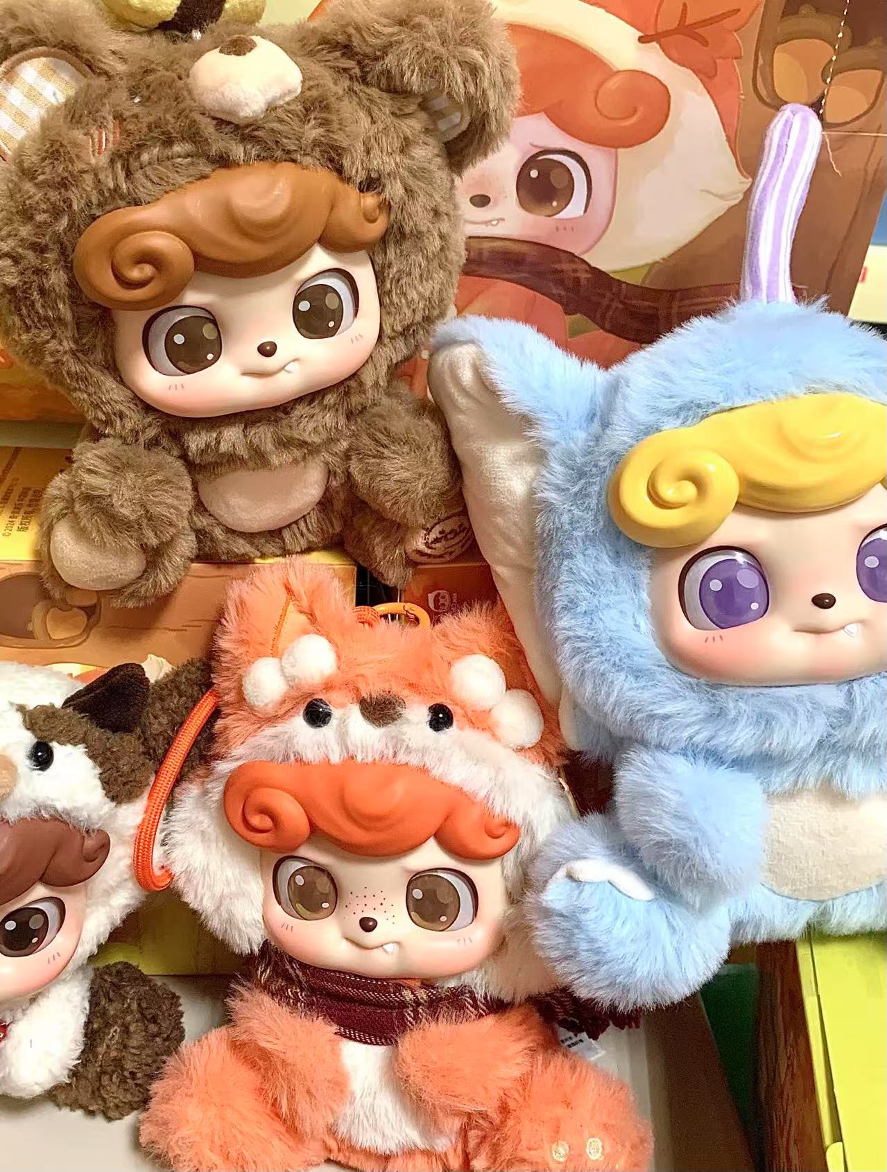 Q-kid animals party series blind box